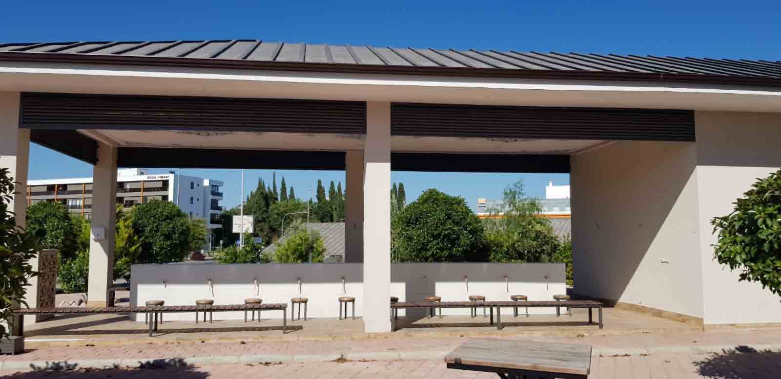 Şadırvan ve çardak